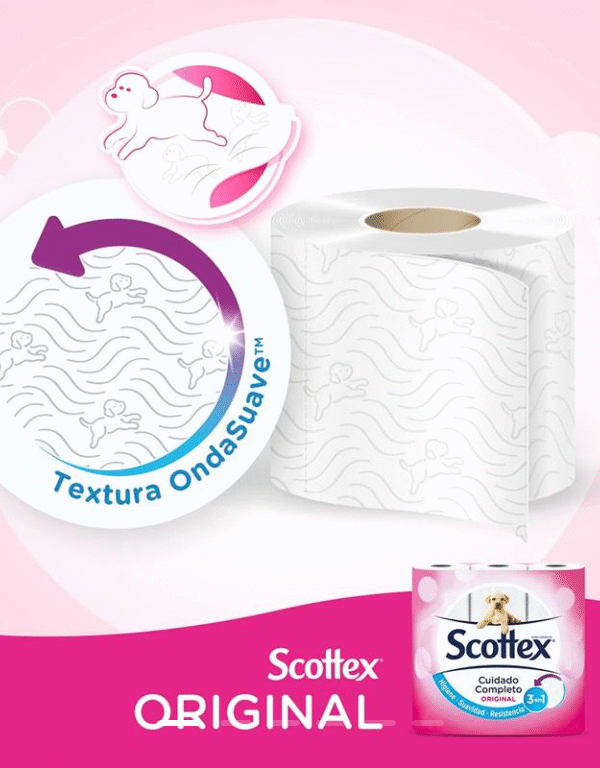 Scottex Original Papel Higiénico - 48 Rollos